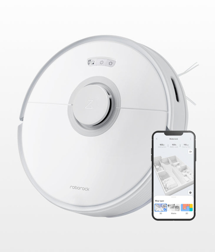 Roborock Robotstøvsuger Q7 Max White - Støvsuger